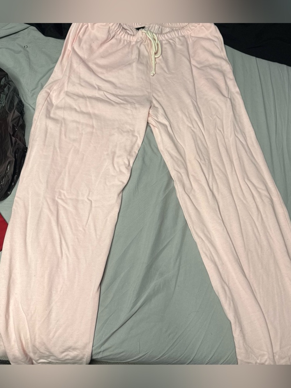 Light Pink flared sweatpants